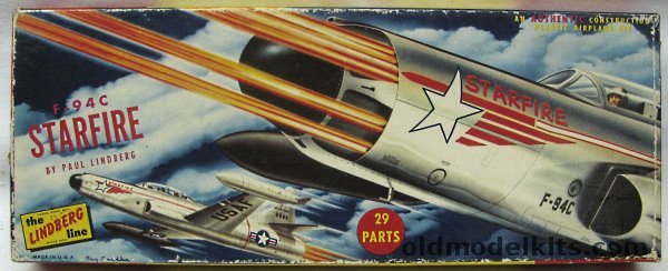 Lindberg 1/48 F-94C Starfire by Paul Lindberg, 519-79 plastic model kit